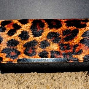 leopard print wallet